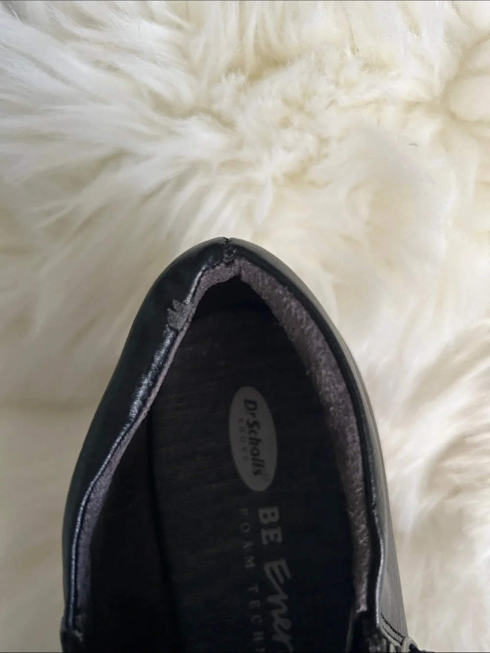 Dr. Scholl's Black Ankle Booties with Side Tassel Zip